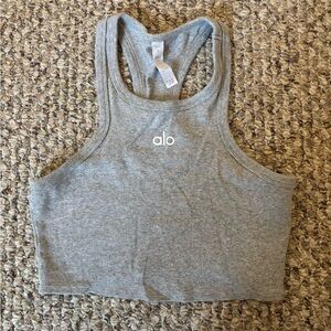 ALO Yoga Heather Gray Tank Top